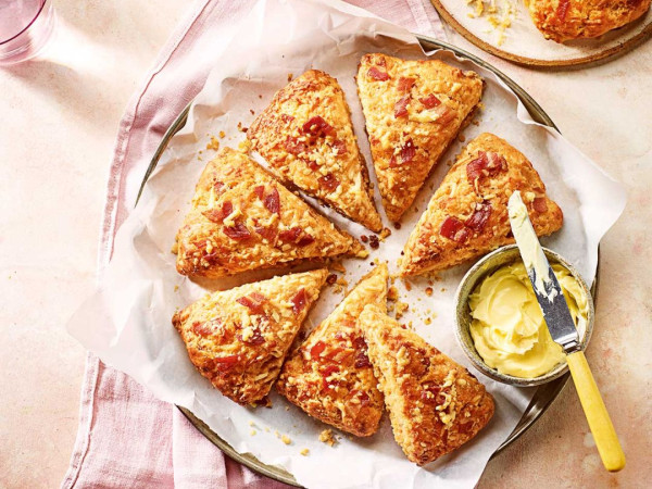 Savory Bacon Cake for Breakfast