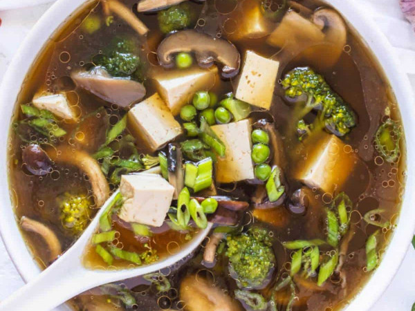 5-Ingredient Easy Tofu Soup Recipe