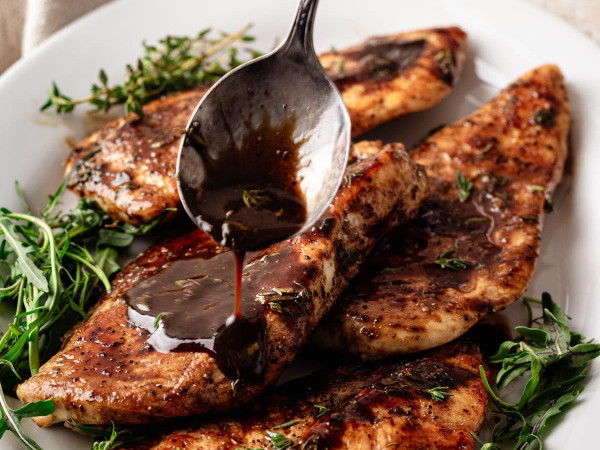 Bourbon-Glazed Chicken by Wolf