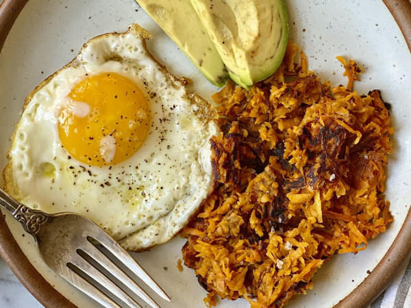 Sweet Potato Hash Brown Delight