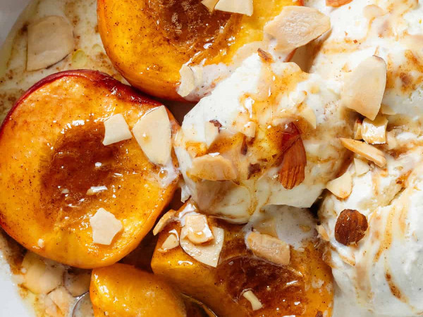 Peaches with a Double Twist