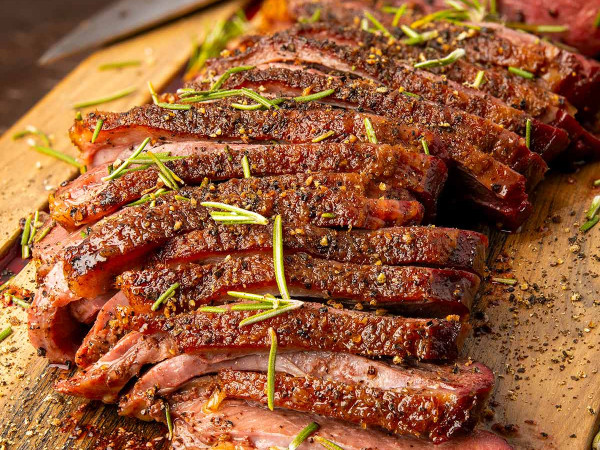 Smoked Goose Breast with a Citrus Twist