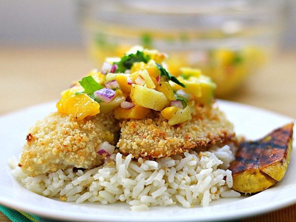Tilapia Topped with Macadamia Nuts