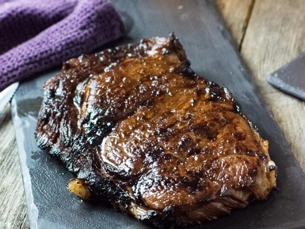 Steak Soaked in Whiskey