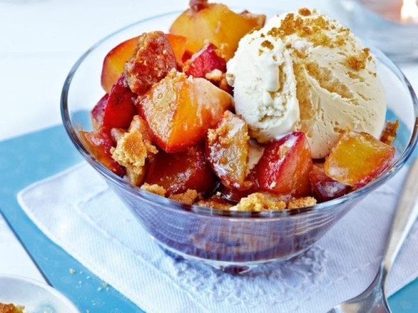 Oven-Baked Fruit Medley