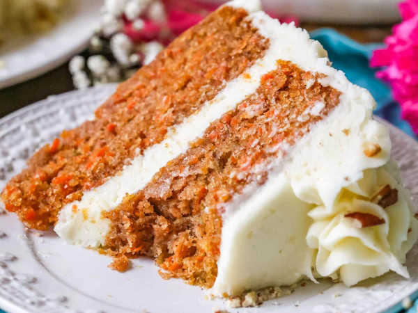 Healthy Carrot Cake with a Lovely Aroma