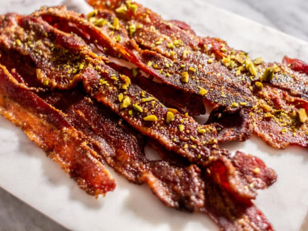 Bacon Seasoned with Sugar and Spice