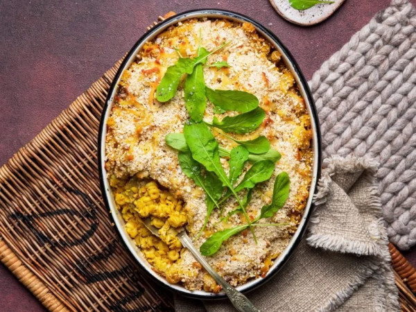 Sweet Potato and Cashew Bake