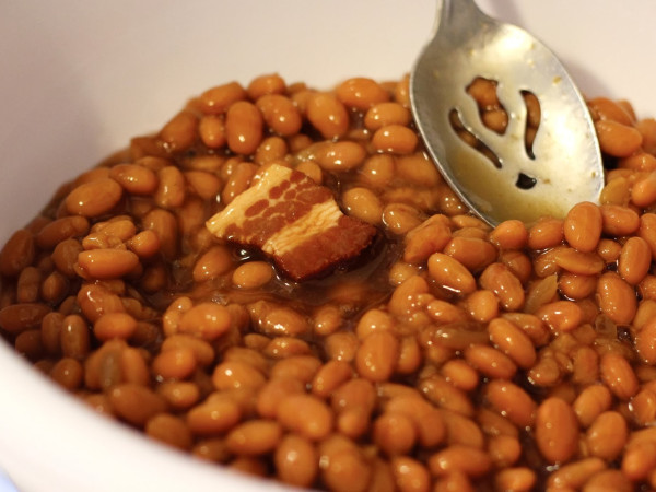 Baked Venison with Barbecue Beans