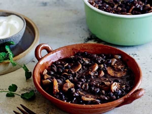 Black Beans Infused with Smoke