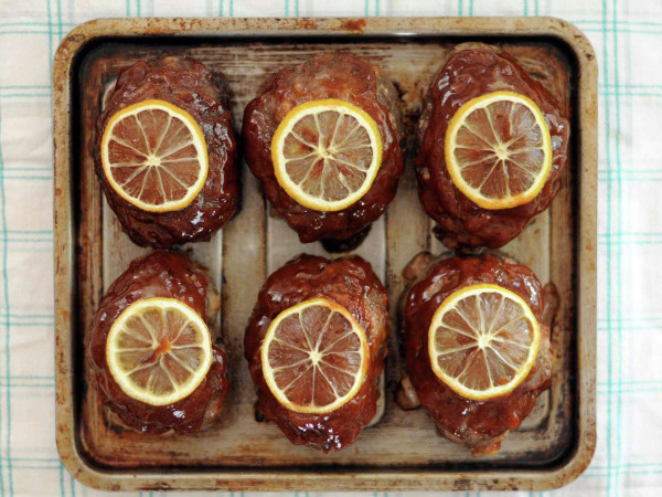 Barbecue Meatloaf with a Lemon Twist