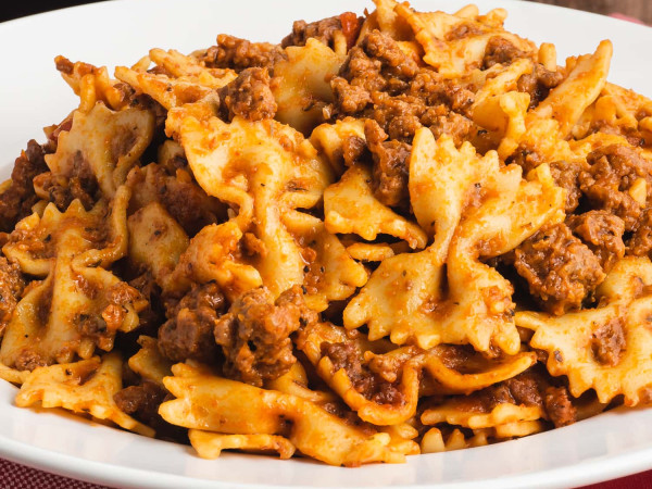 Turkey Bow-Tie Pasta Dish