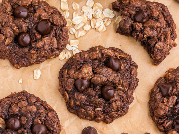 Oatmeal Cookies with Chocolate Chips from Meg