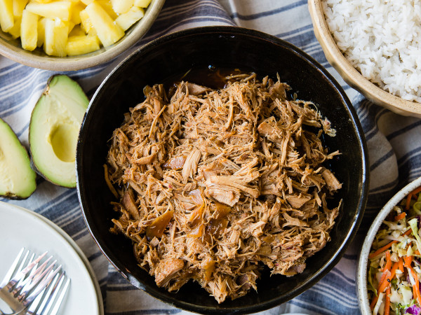 Slow-Cooked Pulled Pork in Teriyaki