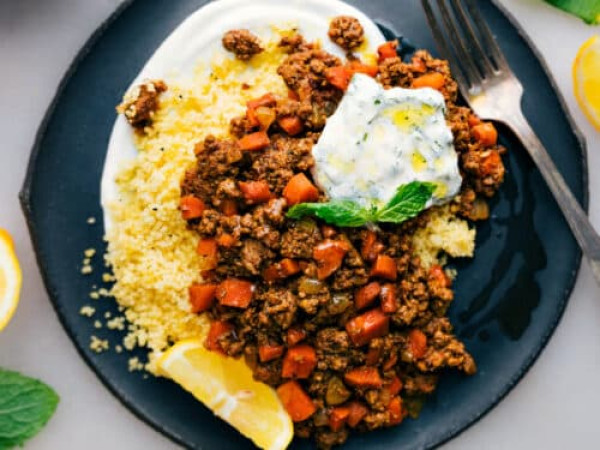 One-Pot Ground Beef and Israeli Couscous Recipe for the Instant Pot®