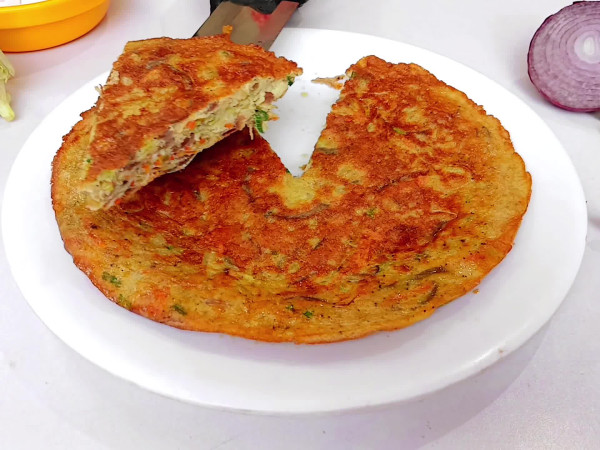 Cabbage and scrambled eggs