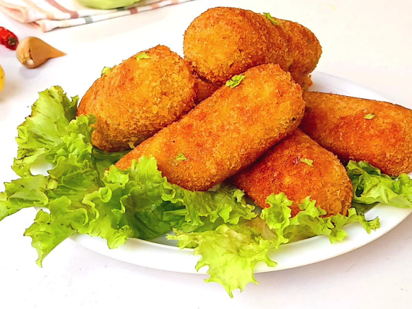 Roasted potatoes and chicken