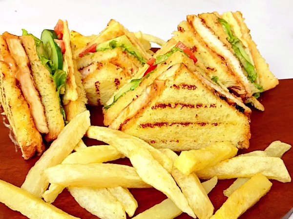 Layered Club Sandwich