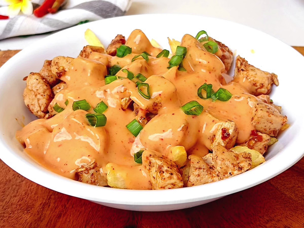 Fries with Chicken Layer