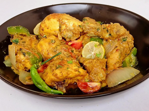 Chicken with Two Types of Peppers