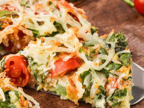 Frittata Prepared in an Air Fryer