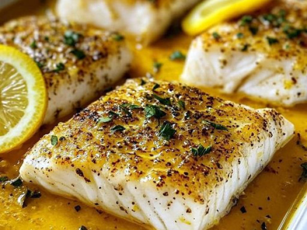 Zesty Lemon-Pepper Flounder Fillets