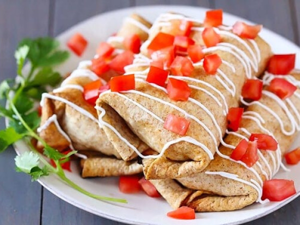 Easy Chicken Chimichangas for Children