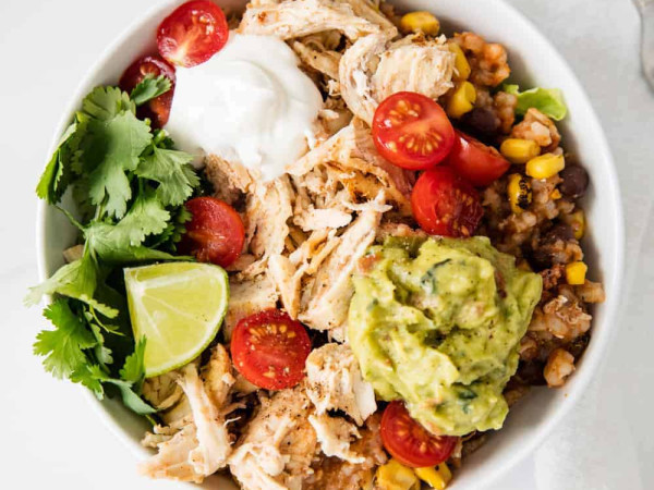 Easy Chicken Taco Bowl with Instant Pot®