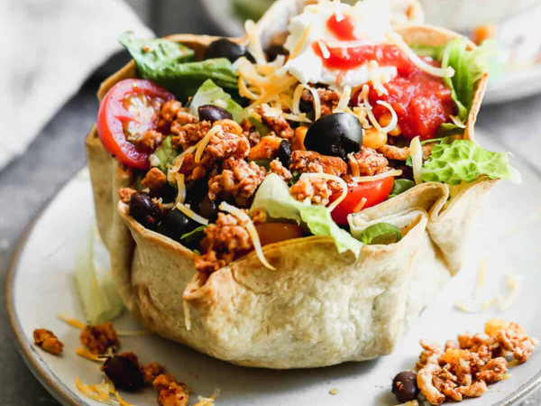 Keto Taco Salad Bowl Made Easy for Two