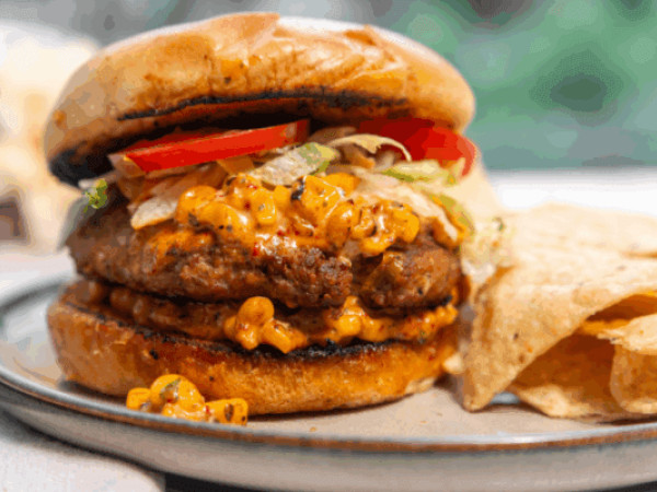 Taco Burger with Chipotle Flavor