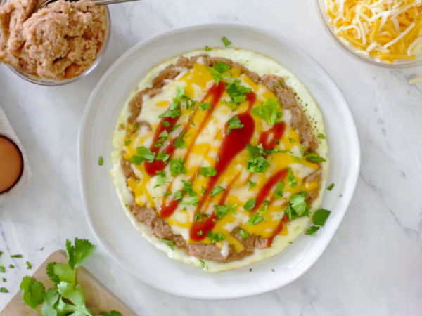 Savory Mexican Breakfast Pizza