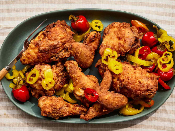 Hot and Crispy Baked Picnic Chicken