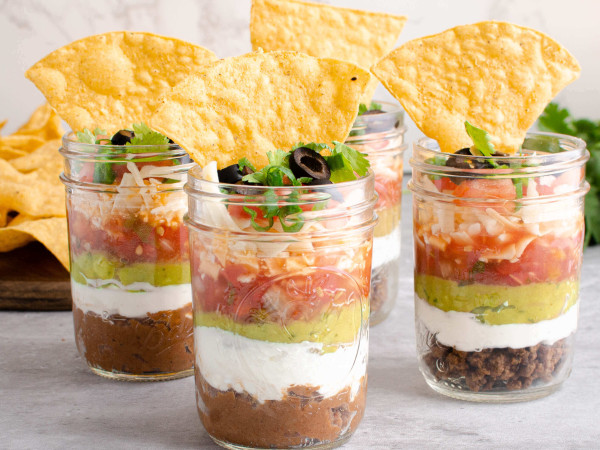Nutritious Seven Layer Taco Dip