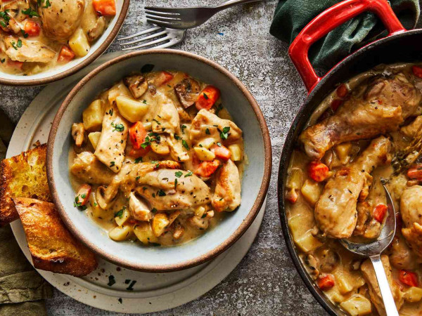 Creamy Chicken Stew with a Kick of Latin Spice