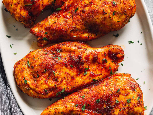Sweet and Spicy Baked Chicken Breasts