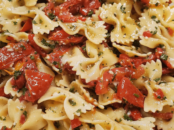 Bow Tie Pasta with a Cold Southwestern Twist