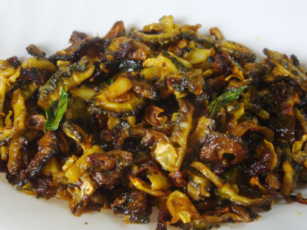 Bitter Gourd Roast in South Indian Flavors