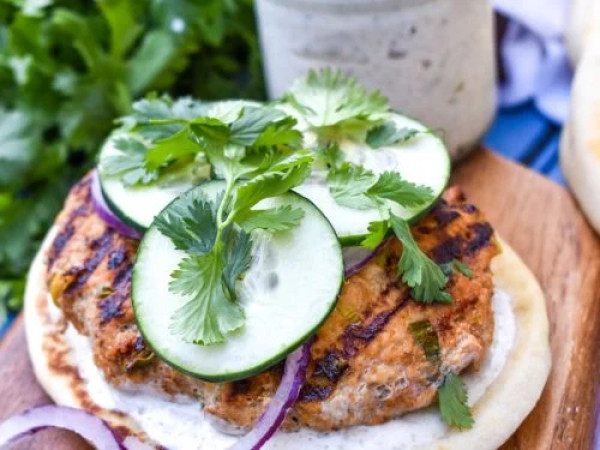 Grilled Tandoori Chicken Patties