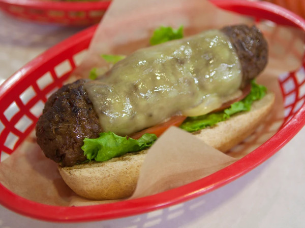 Tim Love's Savory Burger Dog