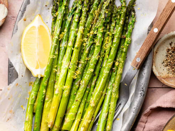 Asparagus Cooked in a Brown Paper Bag