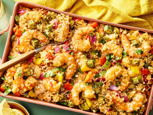 Prepped Shrimp and Cheese Casserole for Brunch