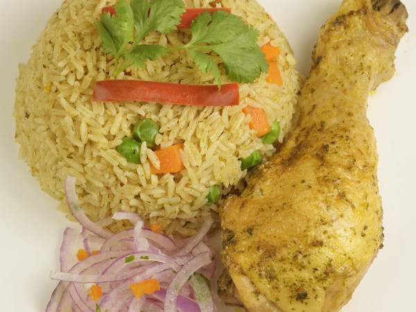 Traditional Peruvian Rice and Chicken