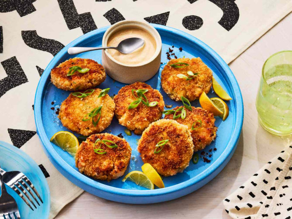 Shrimp-Crawfish Cake Bites