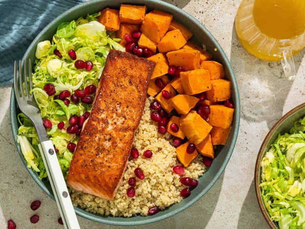 Salmon-Infused Quinoa Bowl