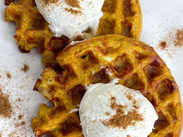 Pumpkin-Flavored Chaffles