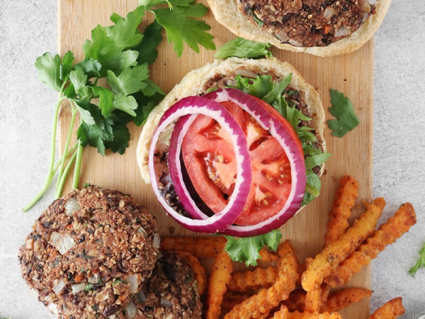 Vegan Black Bean and Oat Patties