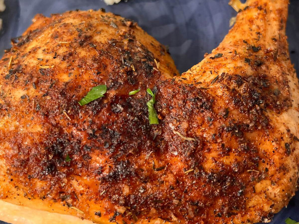 Chicken Bryan Served with Chicken Leg Quarters