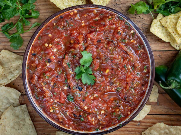 Salsa Featuring Roasted Veggies