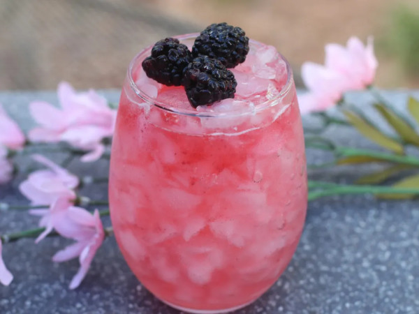 Blushing Whiskey Cocktail