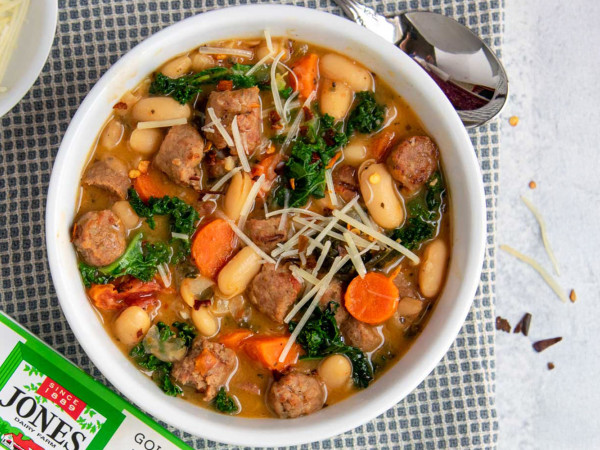 Turkey Soup with a Tuscan Twist